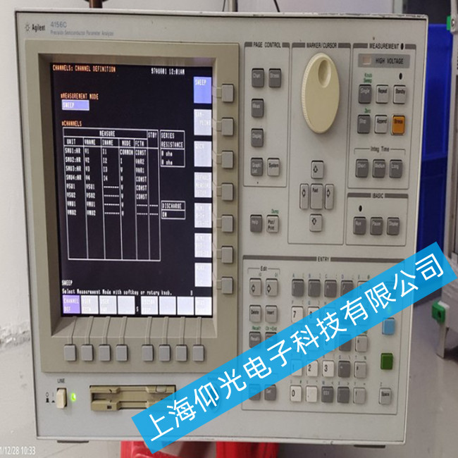 ���݂�Agilent 4156C ���ܰ댧�w���������x���Fܛ�����ϵľS�޷���